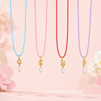 Personalized Initial Necklace with Natural Pearl Pendant