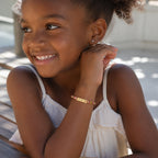 Personalized Name Bracelet with Natural Stone Beads for Kids and Adults