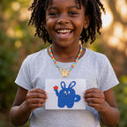 Personalized Kids Drawing Necklace