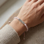 Personalized Name Bracelet with Natural Stone Beads for Kids and Adults