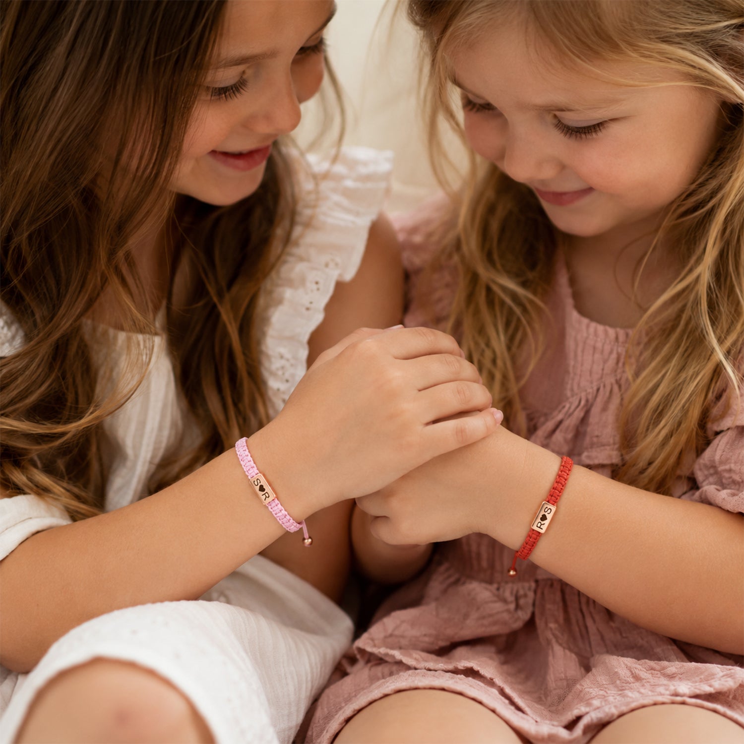Personalized Name Braided Bracelet Adjustable Woven Rope Bracelet for Kids and Adults