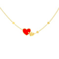 925 Sterling Silver Inseparable Hearts Personalized Name Necklace - Glaxias