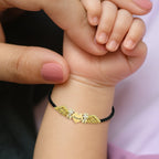 Angel Wings Personalized Baby Name Braided Bracelet - Glaxias