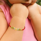 Angel Wings Personalized Baby Name Braided Bracelet - Glaxias