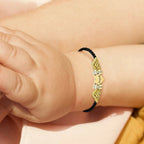 Angel Wings Personalized Baby Name Braided Bracelet - Glaxias