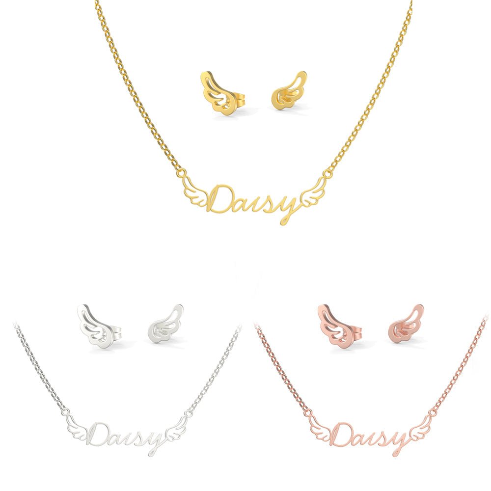 Angel's Wings Children's Earrings - Glaxias