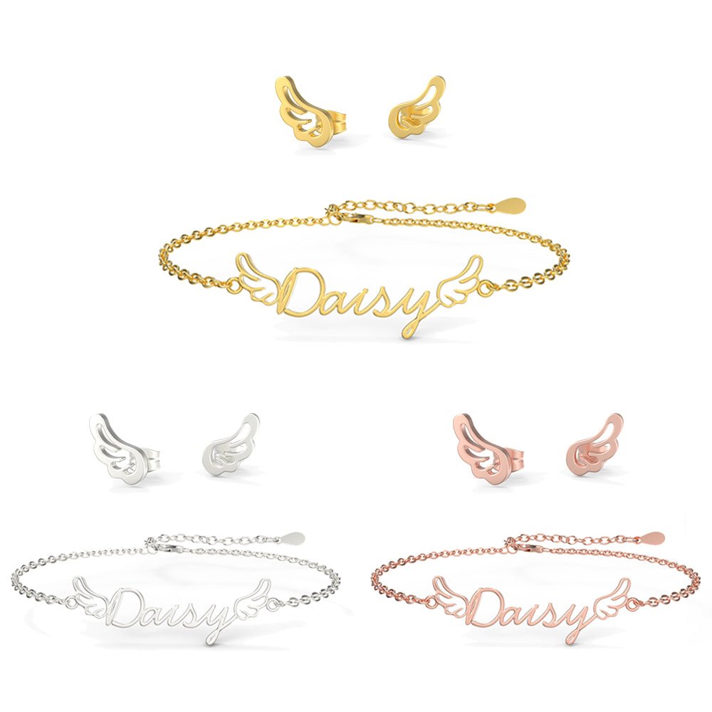 Angel's Wings Children's Earrings - Glaxias