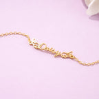 Angel's Wings Personalized Children's Name Bracelet - Glaxias
