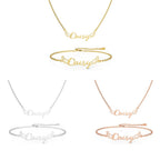 Angel's Wings Personalized Children's Name Jewelry Set - Glaxias