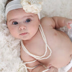Baby and Girls First Pearl Necklace - Glaxias