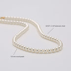 Baby and Girls First Pearl Necklace - Glaxias