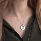 Baby Custom Name Hand And Foot Necklace - Glaxias