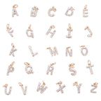 Baby Keepsake Pearl Bracelet with Name Foot and Initial Charm - Glaxias