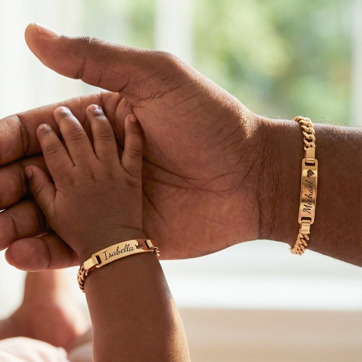 Baby Name Bracelet Family Set - Glaxias