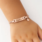 Baby Name Bracelet with Cute Charm - Glaxias