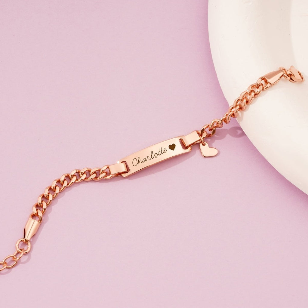 Baby Name Bracelet with Cute Charm - Glaxias