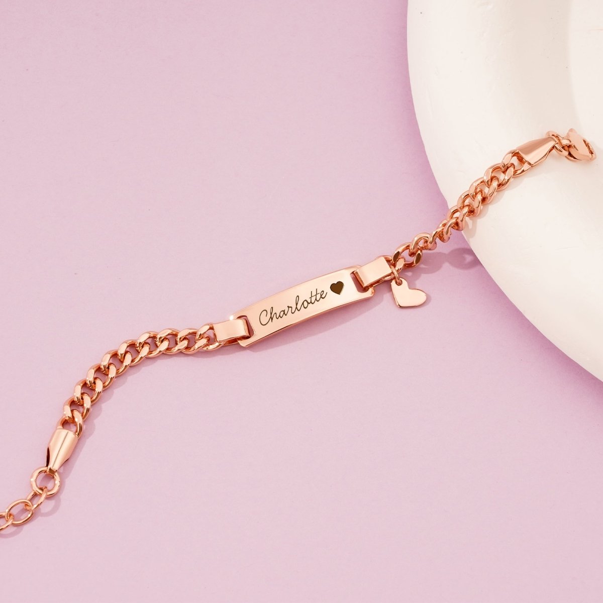 Baby Name Bracelet with Cute Charm - Glaxias