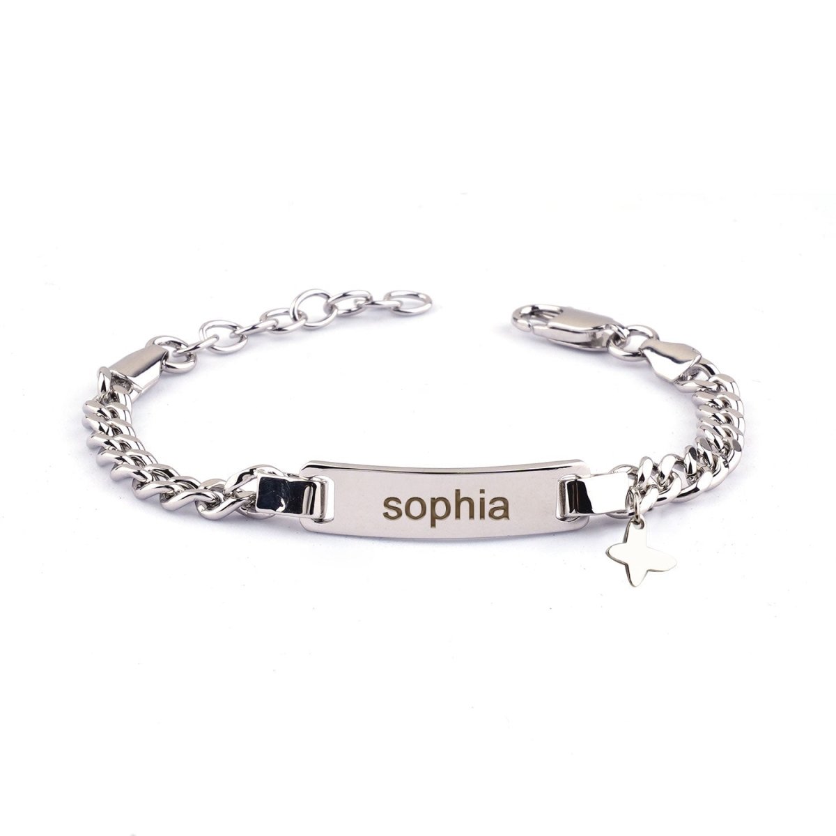 Baby Name Bracelet with Cute Charm - Glaxias