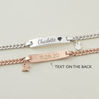 Baby Name Bracelet with Cute Charm - Glaxias