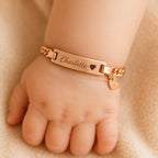 Baby Name Bracelet with Cute Charm - Glaxias