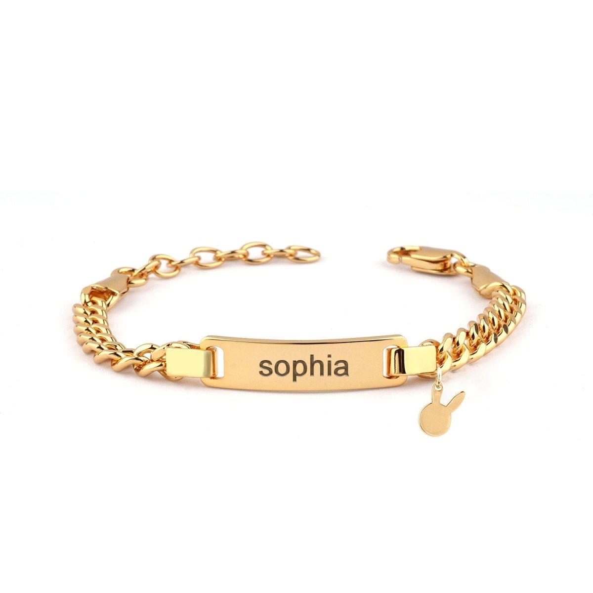 Baby Name Bracelet with Cute Charm - Glaxias