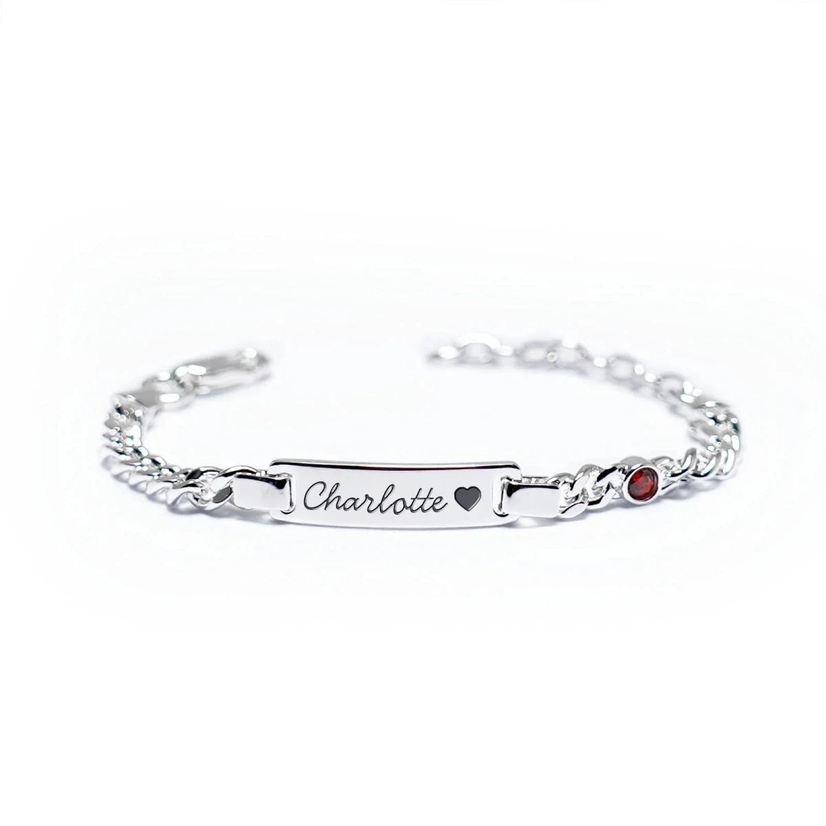 Boy And Girl's Birthstone Name Bracelet - Glaxias