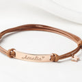 Braided Rope Baby Name Bracelet - Glaxias