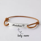 Braided Rope Baby Name Bracelet - Glaxias