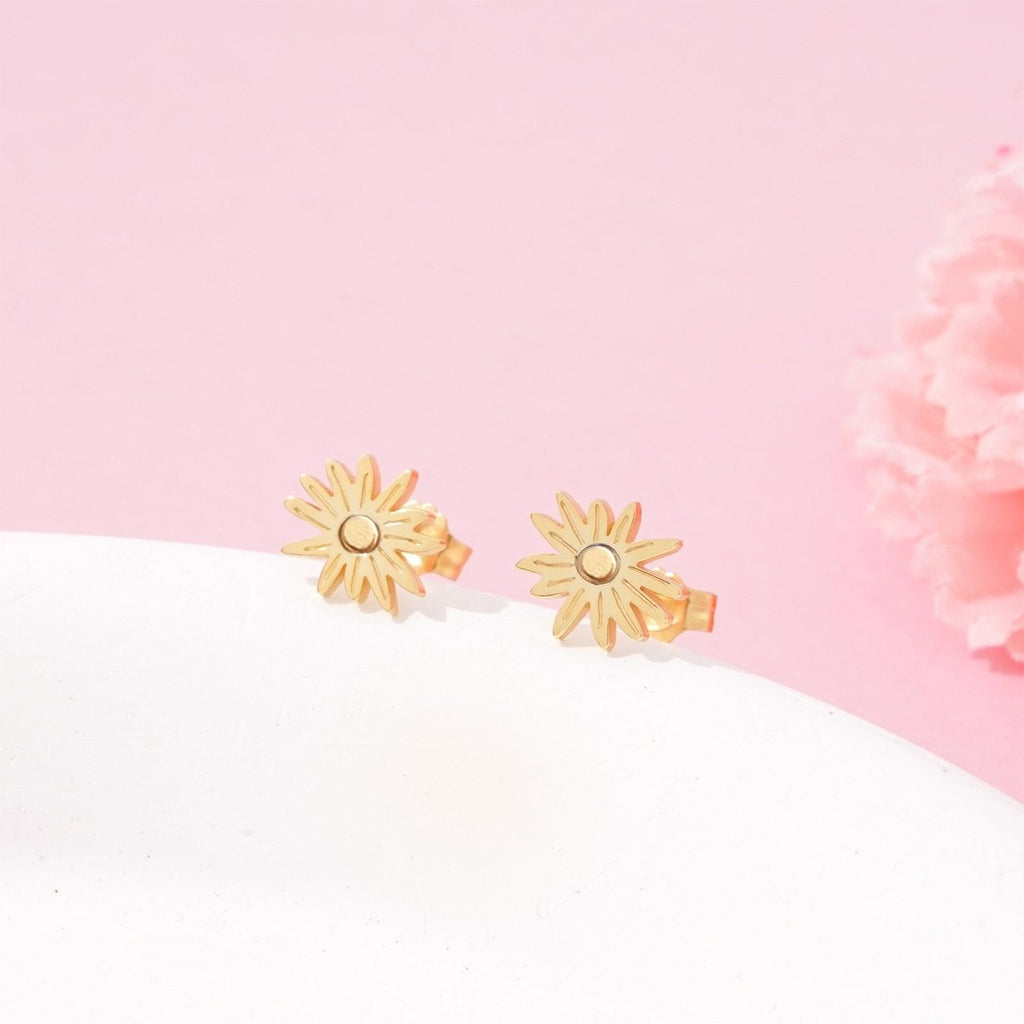 Children's Birthday Flower Earrings - Glaxias