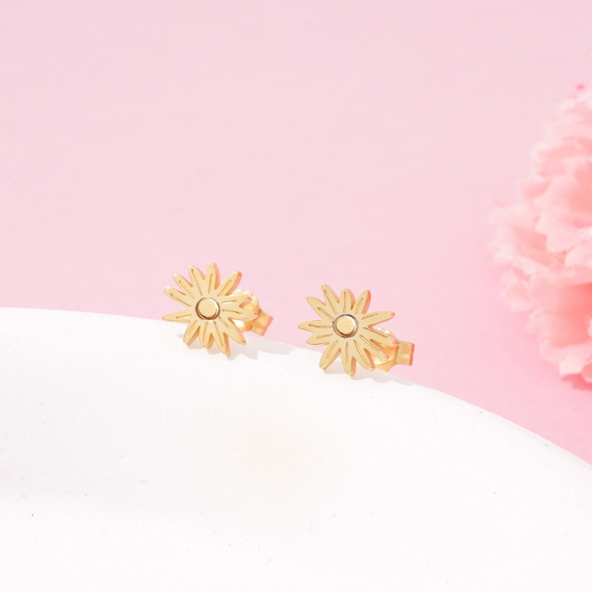 Children's Birthday Flower Earrings - Glaxias