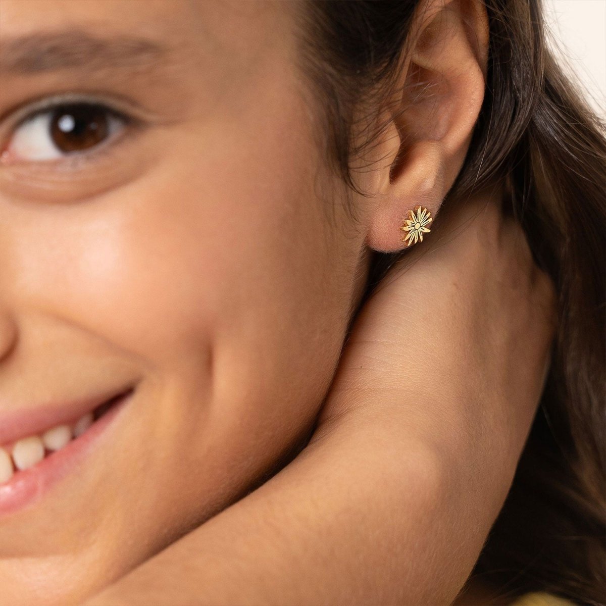 Children's Birthday Flower Earrings - Glaxias