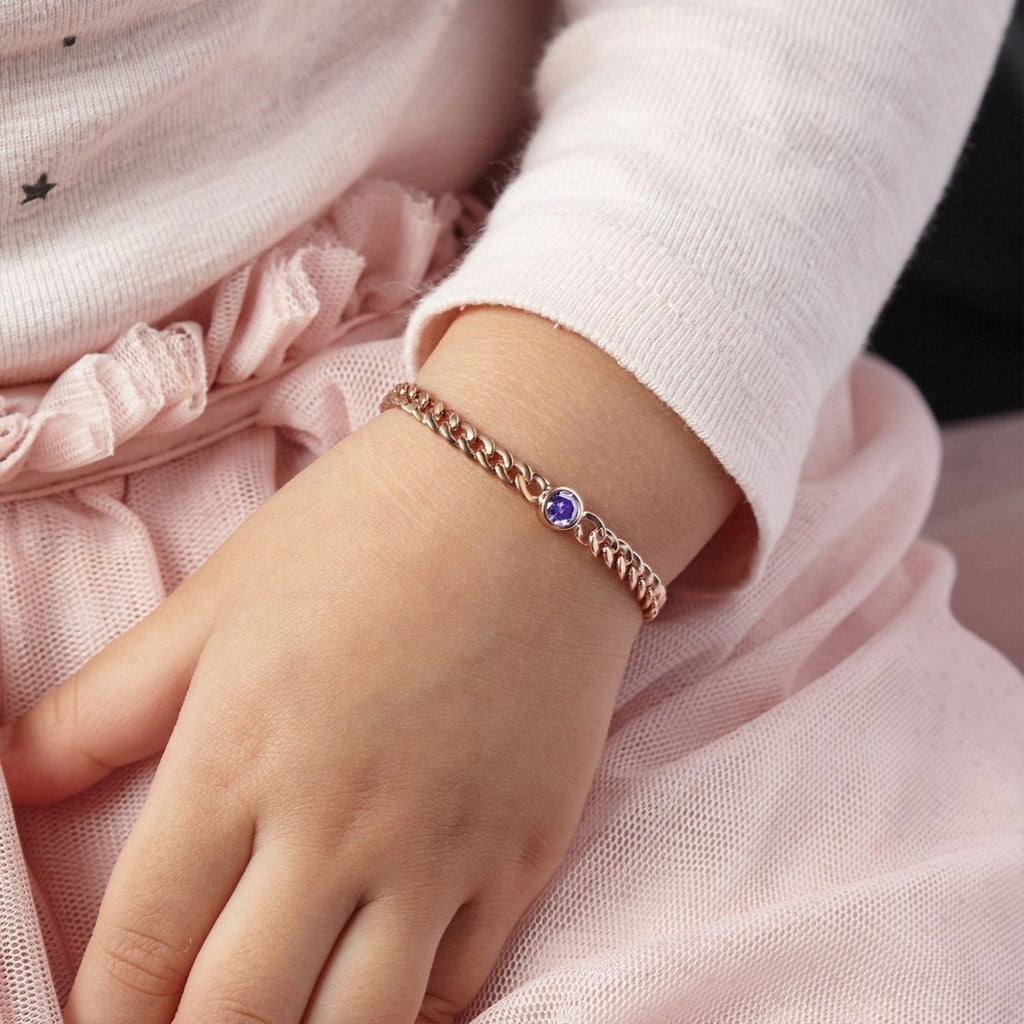 Children's Birthstone Bracelet - Glaxias