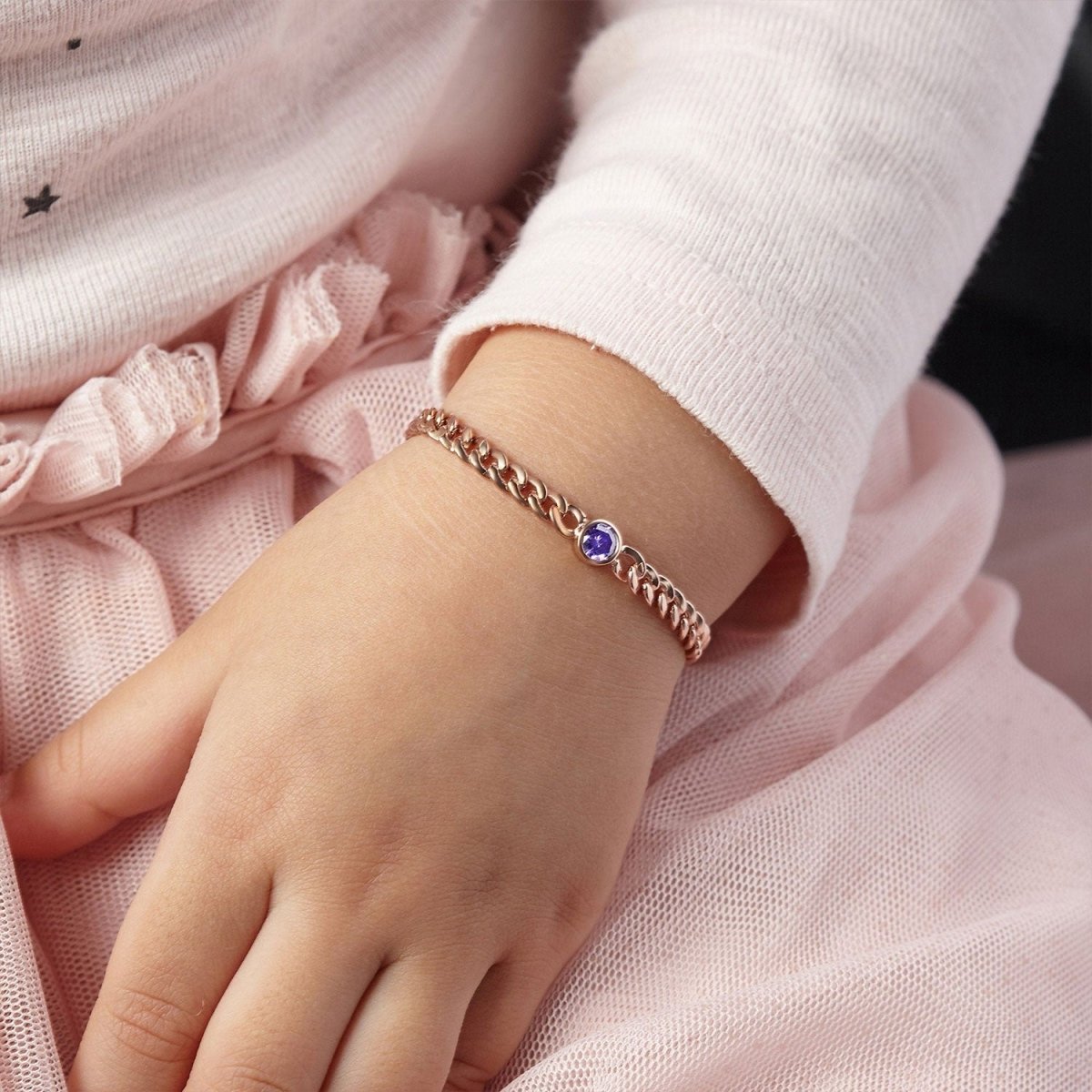 Children's Birthstone Bracelet - Glaxias