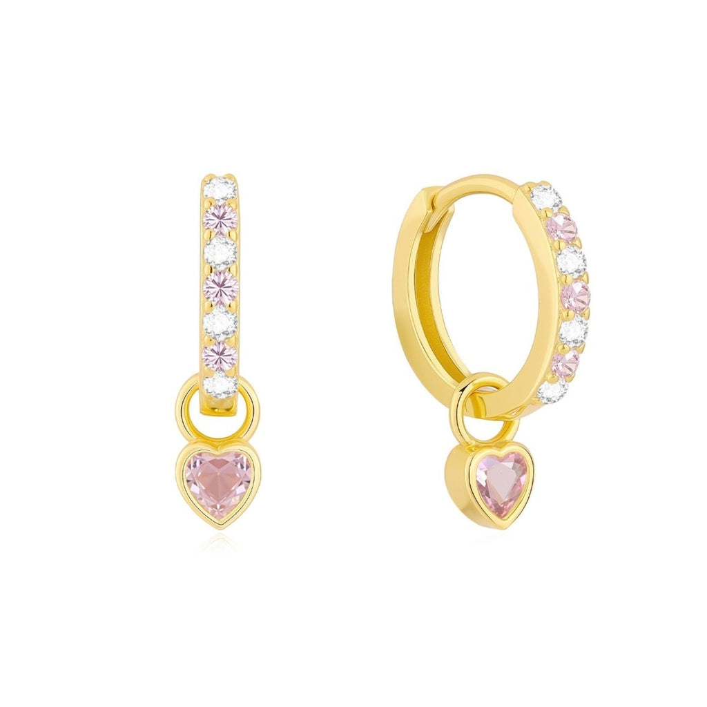 Children's Birthstone Huggie Earrings - Glaxias