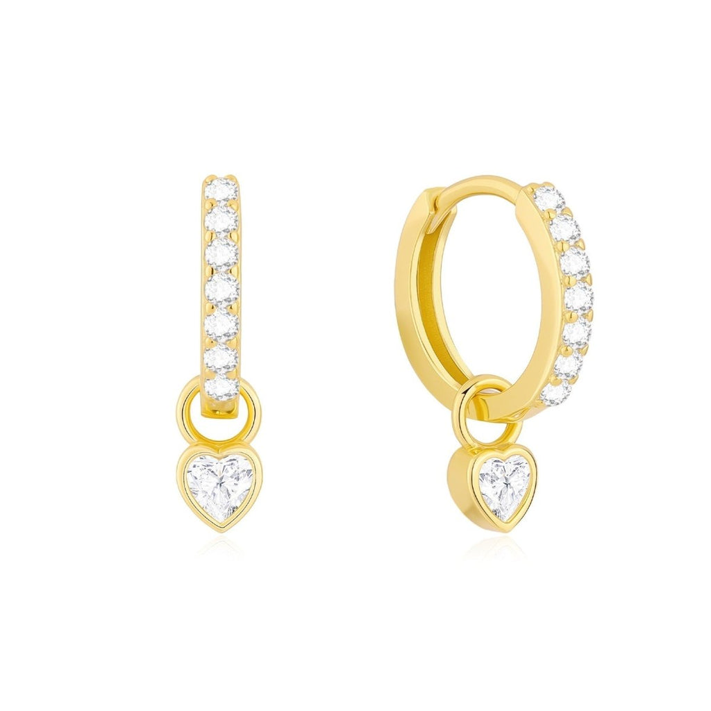 Children's Birthstone Huggie Earrings - Glaxias