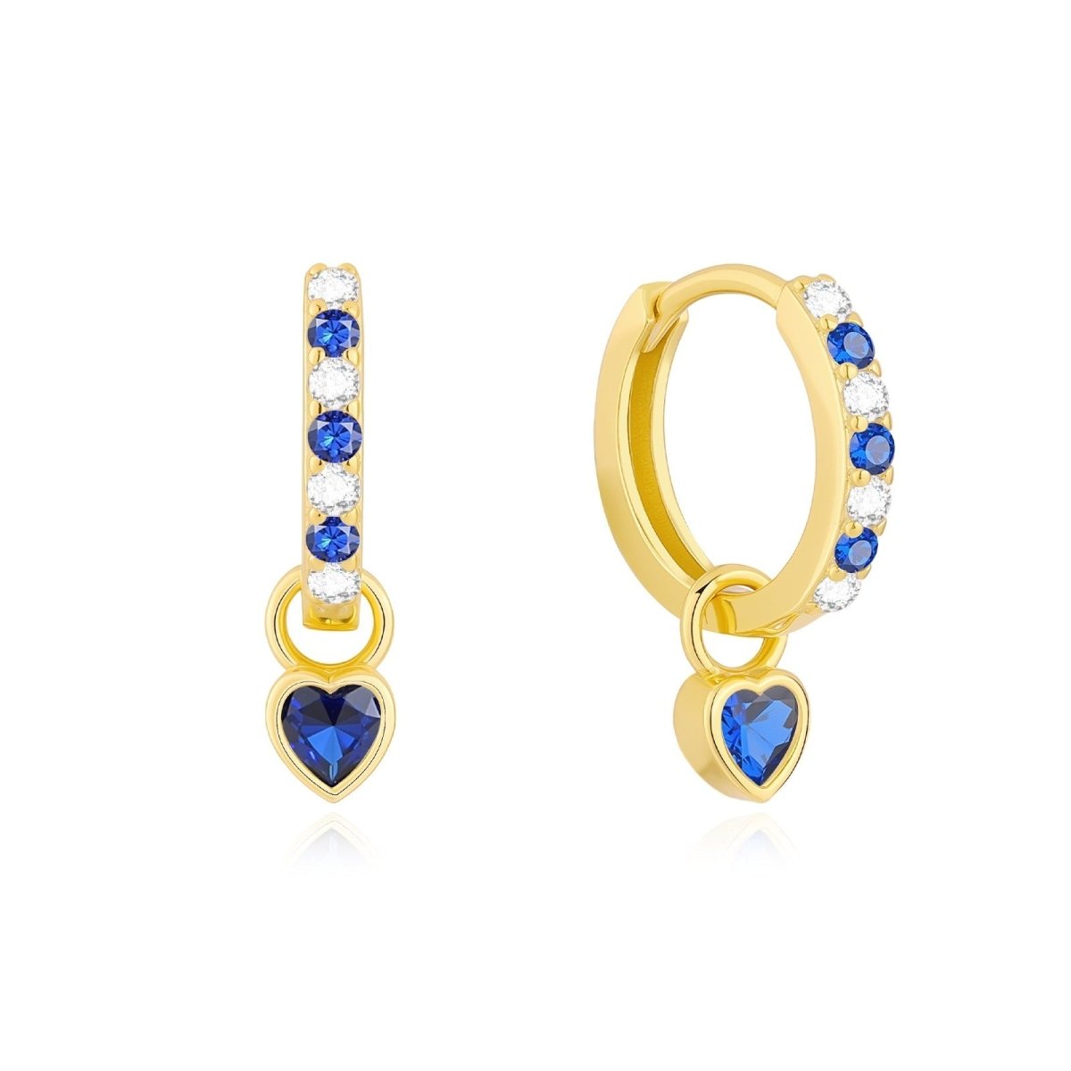 Children's Birthstone Huggie Earrings - Glaxias