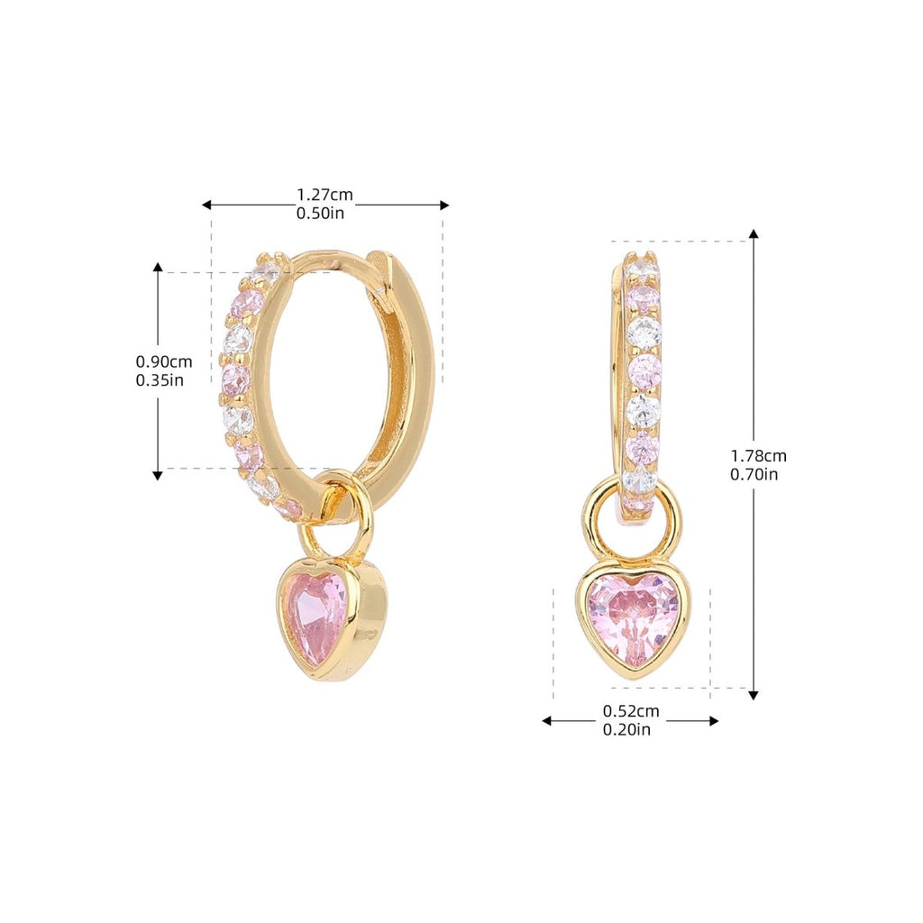 Children's Birthstone Huggie Earrings - Glaxias