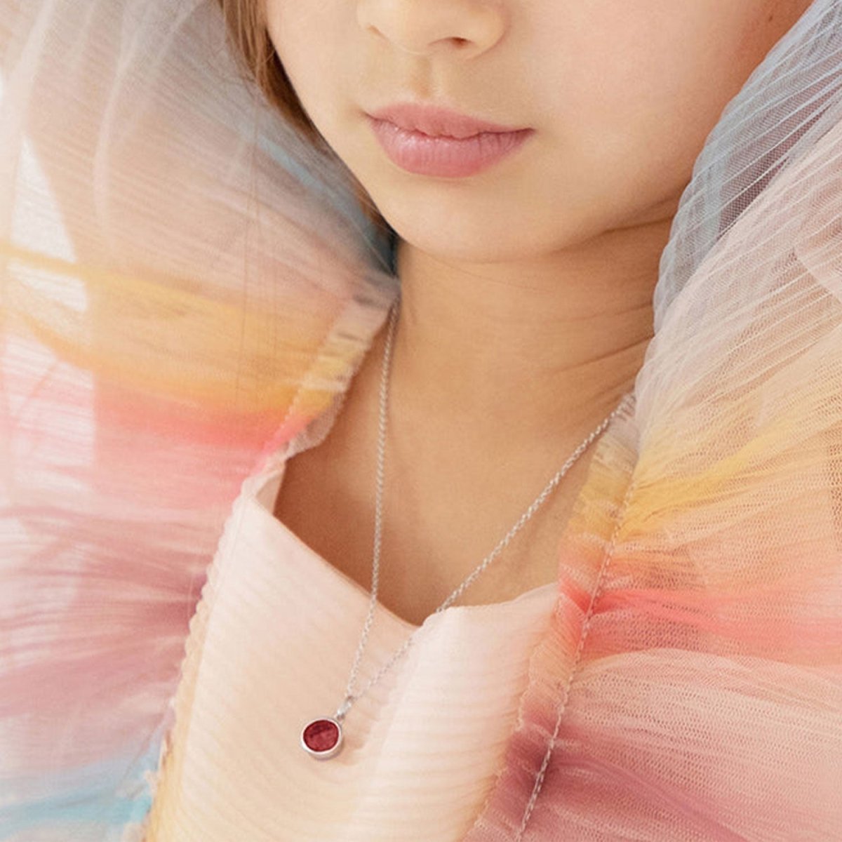 Children's Birthstone Necklace - Glaxias