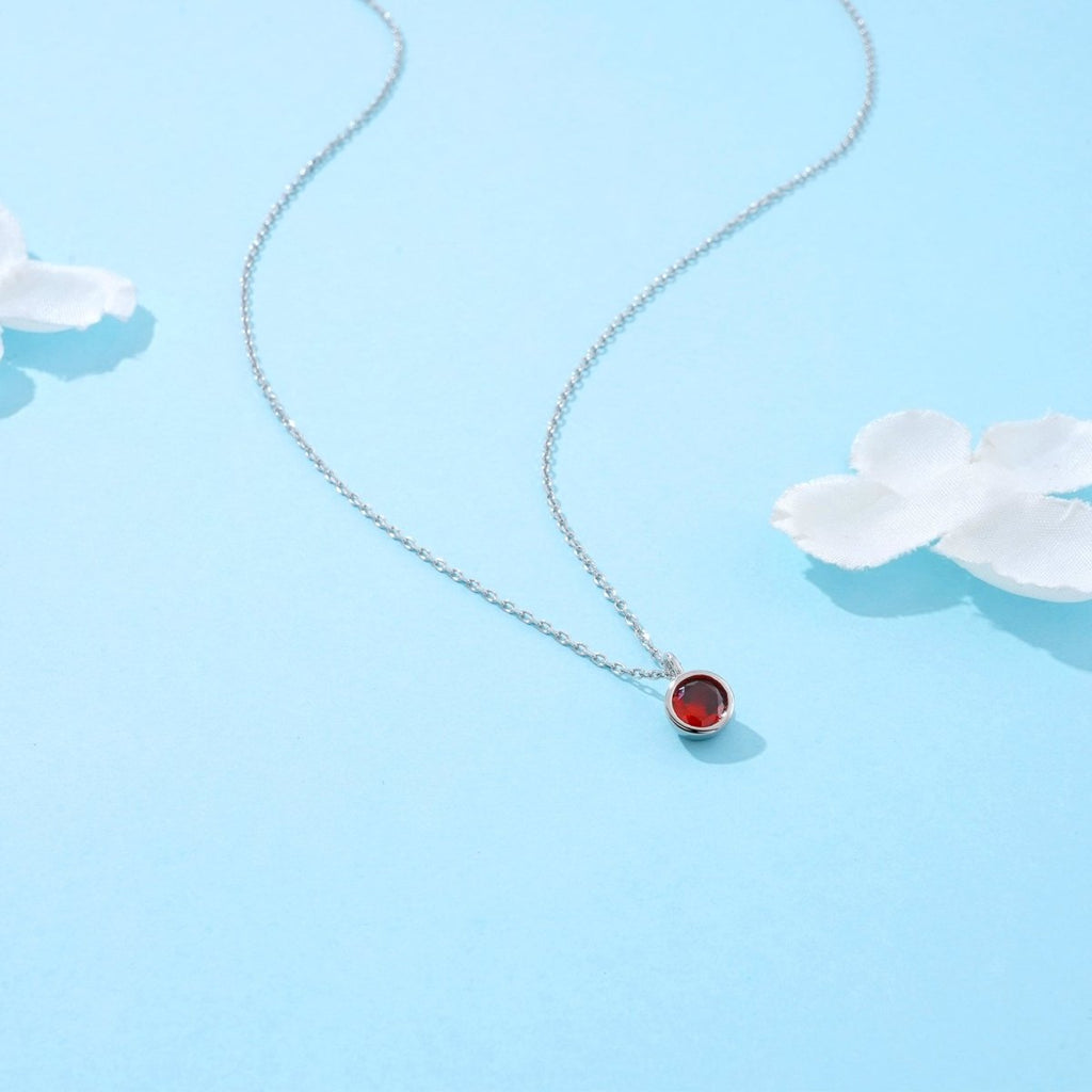 Children's Birthstone Necklace - Glaxias