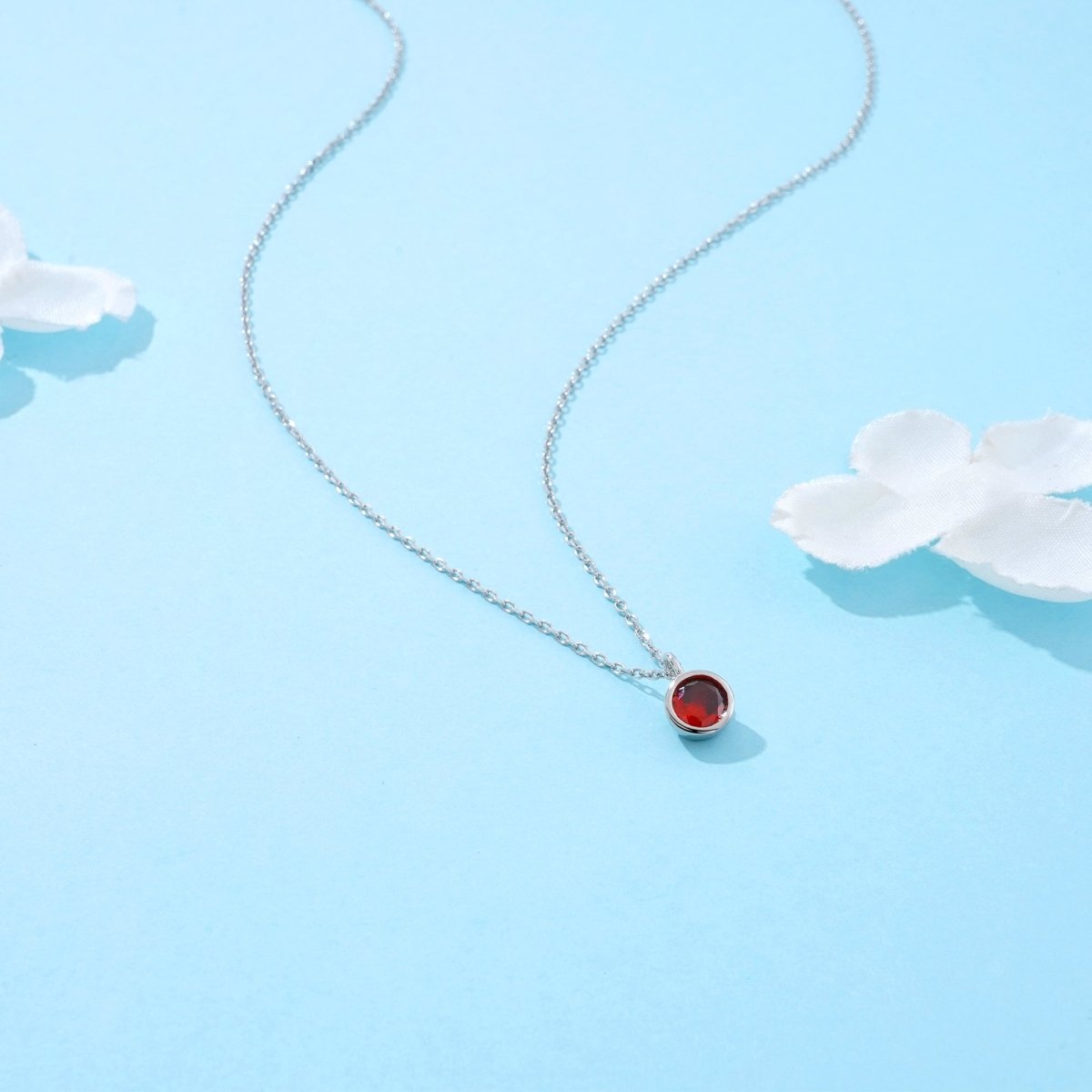 Children's Birthstone Necklace - Glaxias