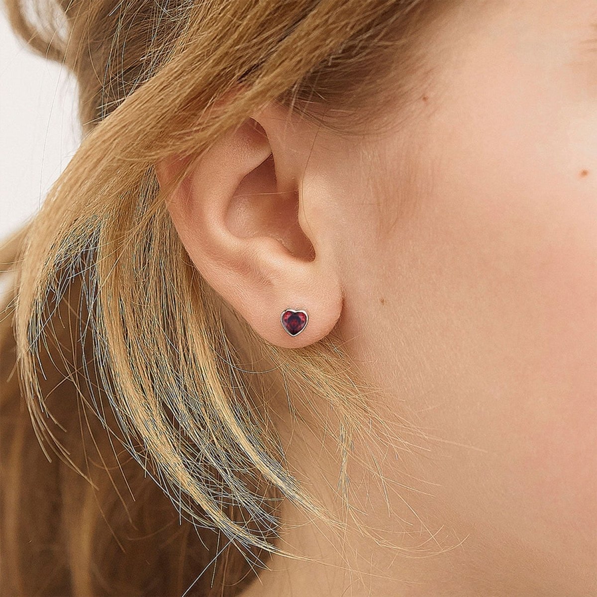 Children's Birthstone Stud Earrings - Glaxias