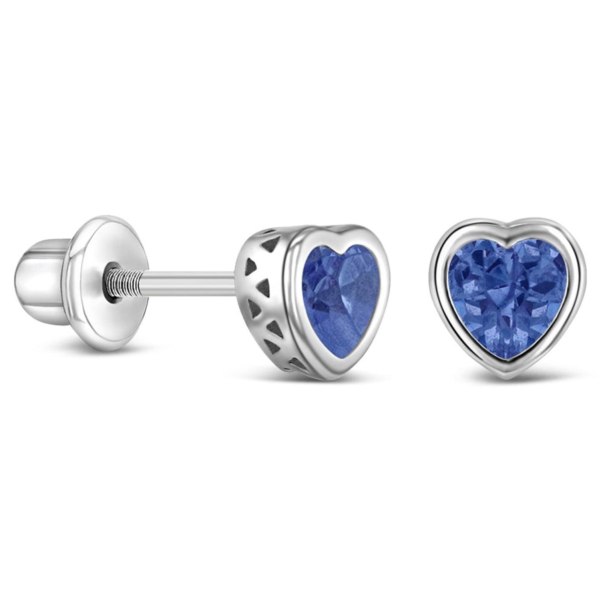 Children's Birthstone Stud Earrings - Glaxias