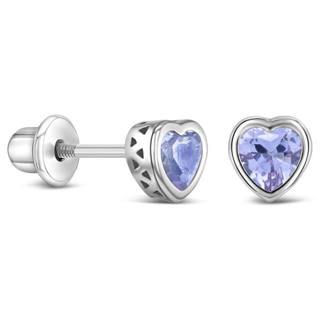 Children's Birthstone Stud Earrings - Glaxias