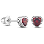 Children's Birthstone Stud Earrings - Glaxias