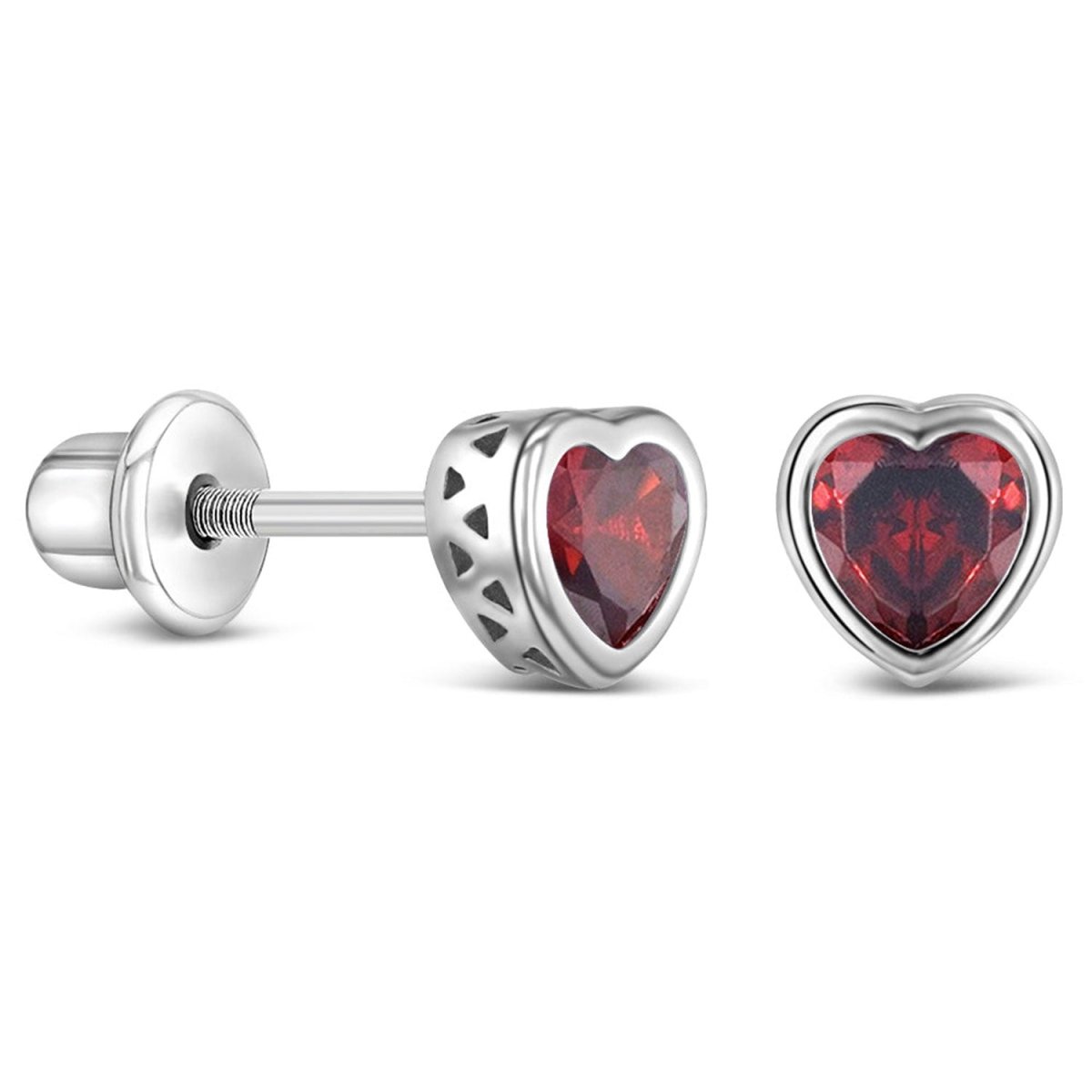 Children's Birthstone Stud Earrings - Glaxias