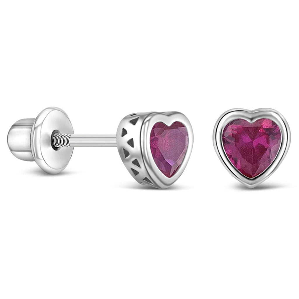 Children's Birthstone Stud Earrings - Glaxias