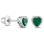 Children's Birthstone Stud Earrings - Glaxias