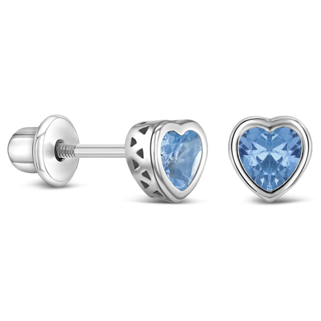 Children's Birthstone Stud Earrings - Glaxias