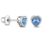 Children's Birthstone Stud Earrings - Glaxias