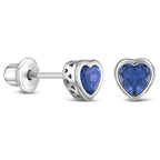 Children's Birthstone Stud Earrings - Glaxias